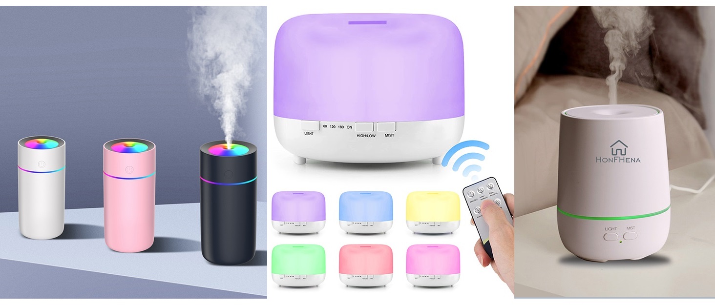 Mini Humidifier, Cool Mist Portable Mini USB Humidifier for