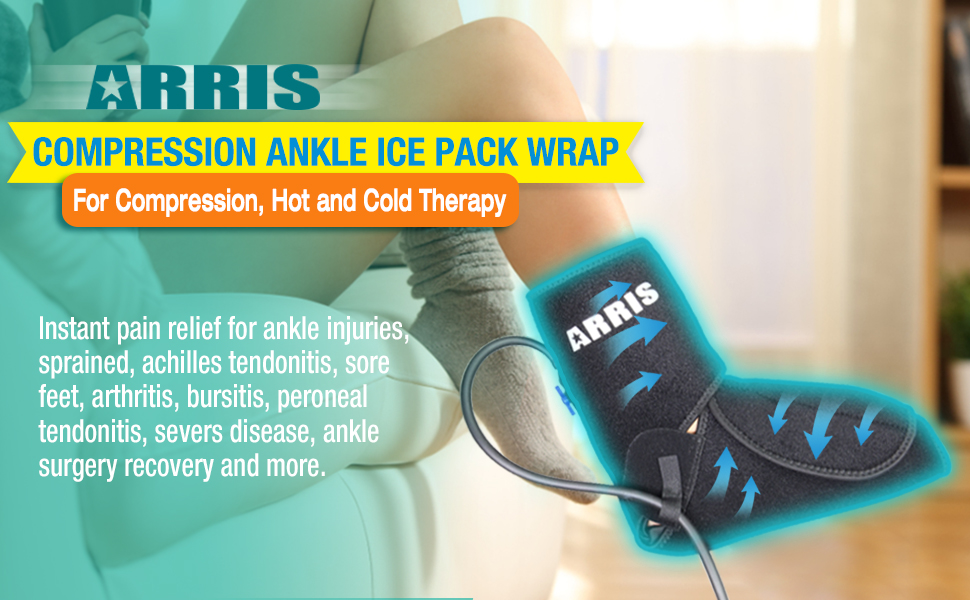 compression ice pack for ankle