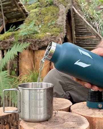 Super Sparrow Gourde Isotherme - 18/10 Ultra Léger Bouteille Isotherme - 350ml, 500ml, 750ml - Gourde INOX Bouche Standard - Gourde Enfant sans BPA, pour Sport, Voyages, L'école, Bureau, Maison 1