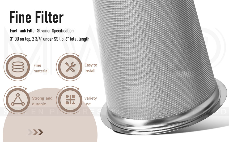 確認用　　ロストラータ　美株 Amazon.com: Fuel Tank Filter Strainer (304 Stainless Steel