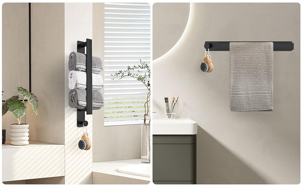Self Adhesive Towel Bar Hitchen Towel Holder Bathroom Towel