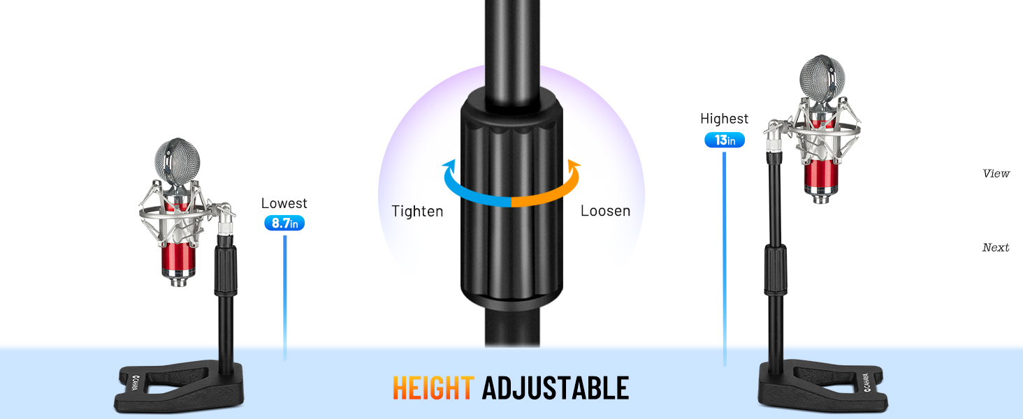 Adjustable Microphone Stand