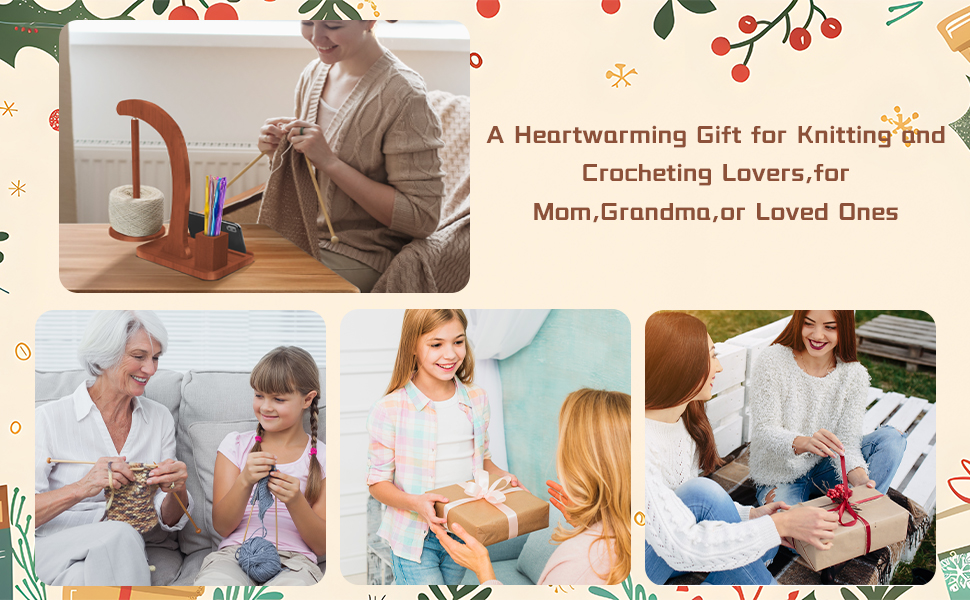 Yarn Holder for Knitting and Crocheting