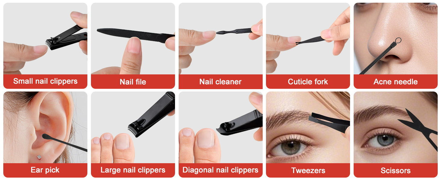 Usage for Professional Manicure Kit