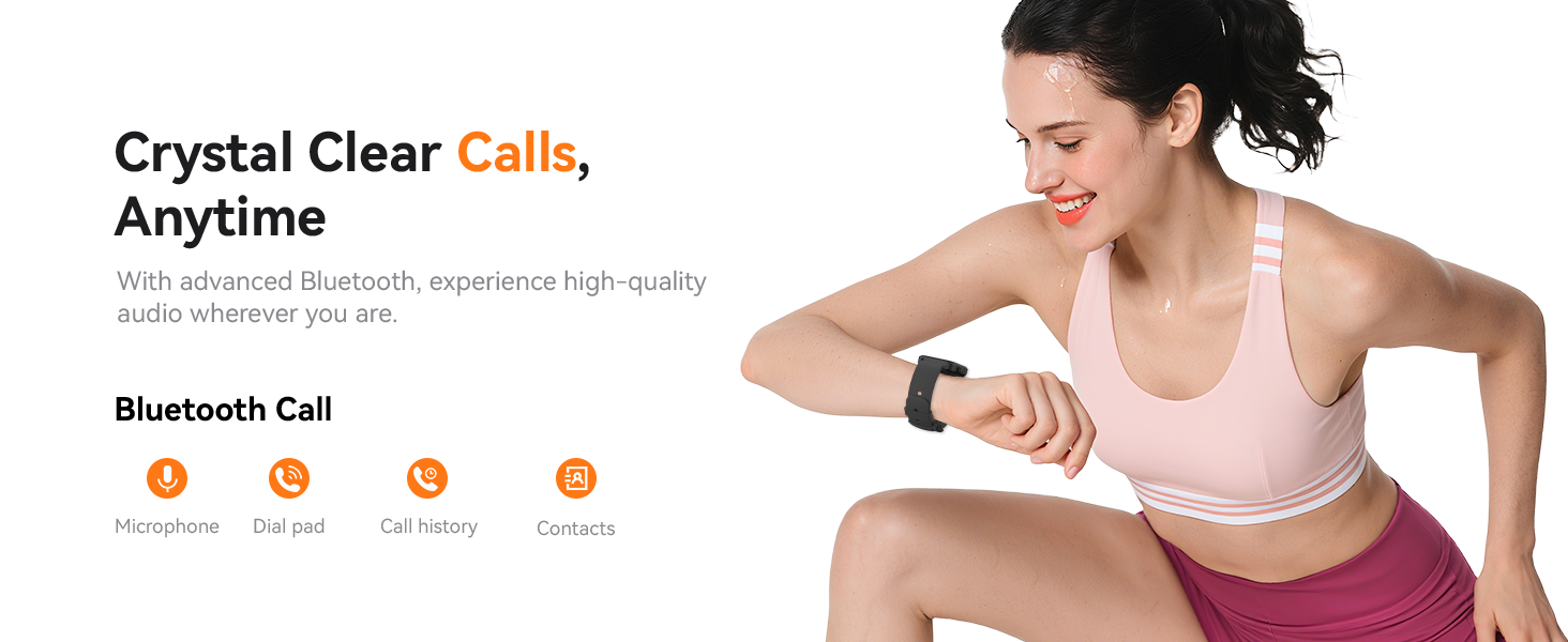 Bluetooth call smart watch