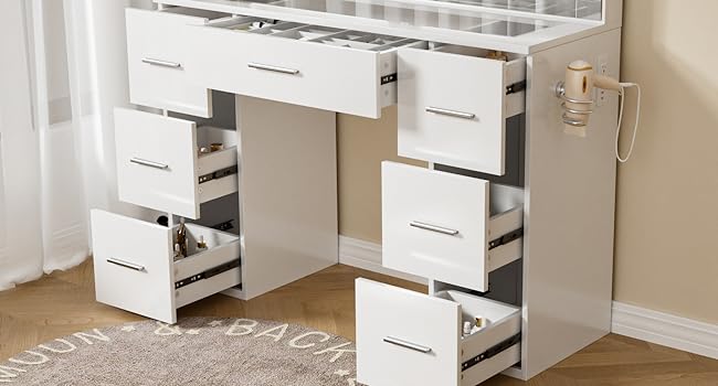 vanity with drawers