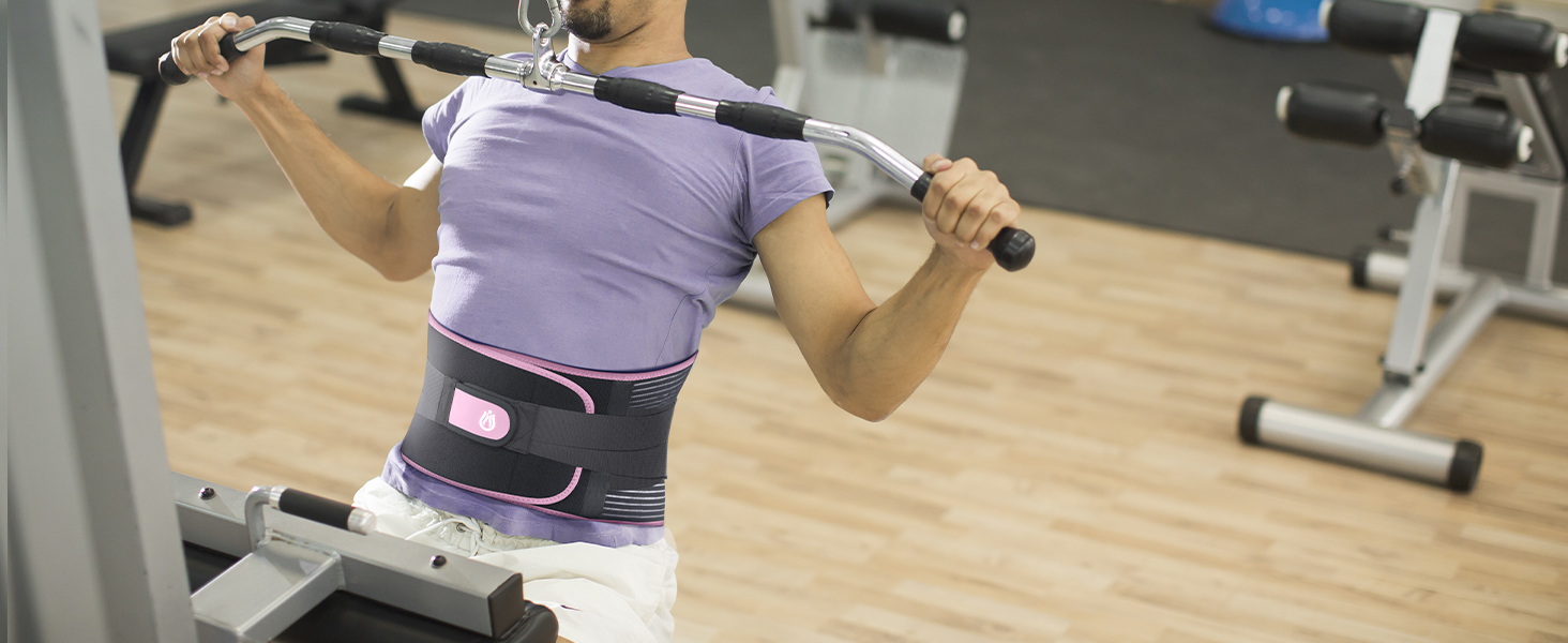 Utoo Back Brace for Lower Back Pain Women Men