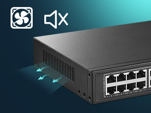 24-port unmanaged poe switch