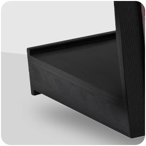 Shelf 135(4") - Black - ASIN B08113SP7G