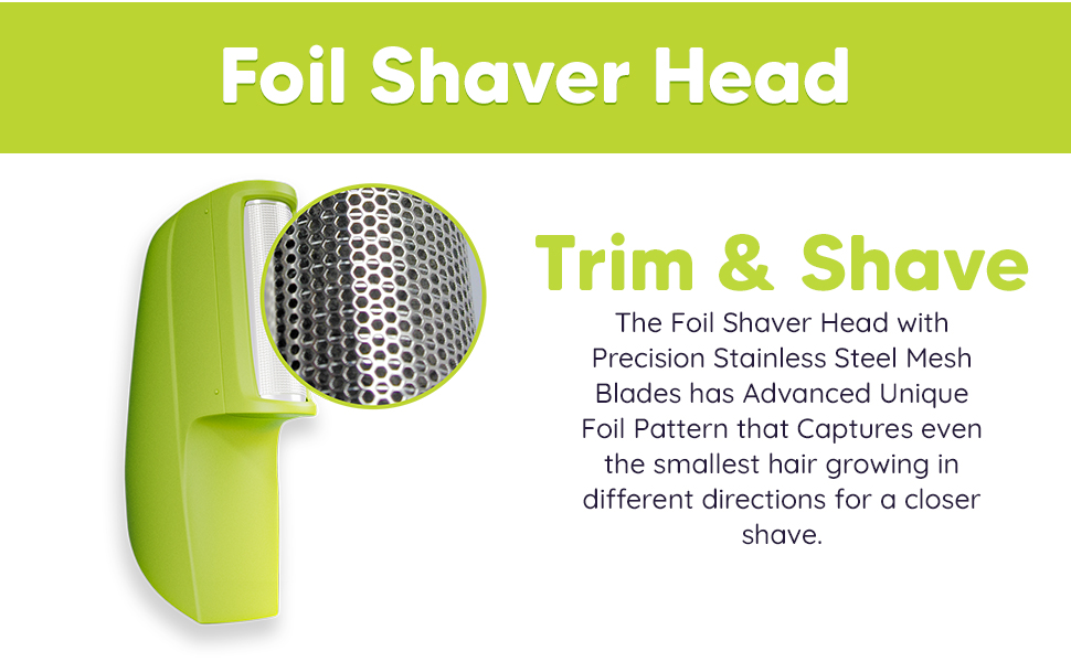 Foil Shaver Head for Clean Shave