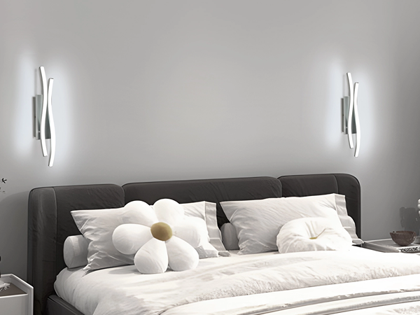 Applique Da Parete LED Moderna - 14W, 1575lm, Luce Bianca Fredda 6500K, Alluminio, 41cm, Per Interni