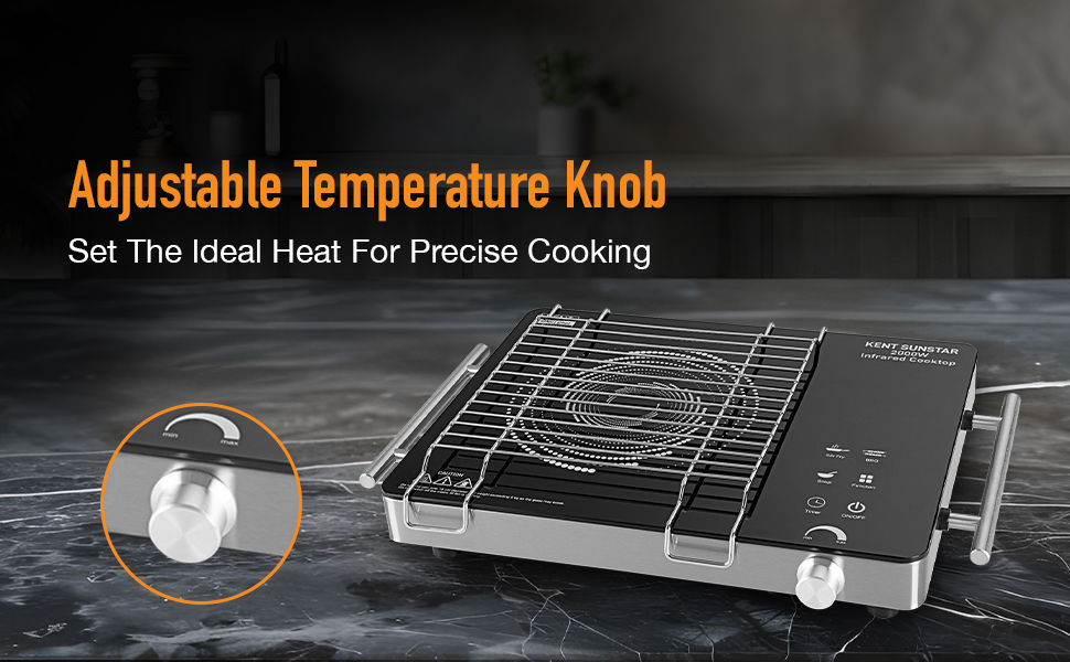 KENT Sunstar Infrared cooktop