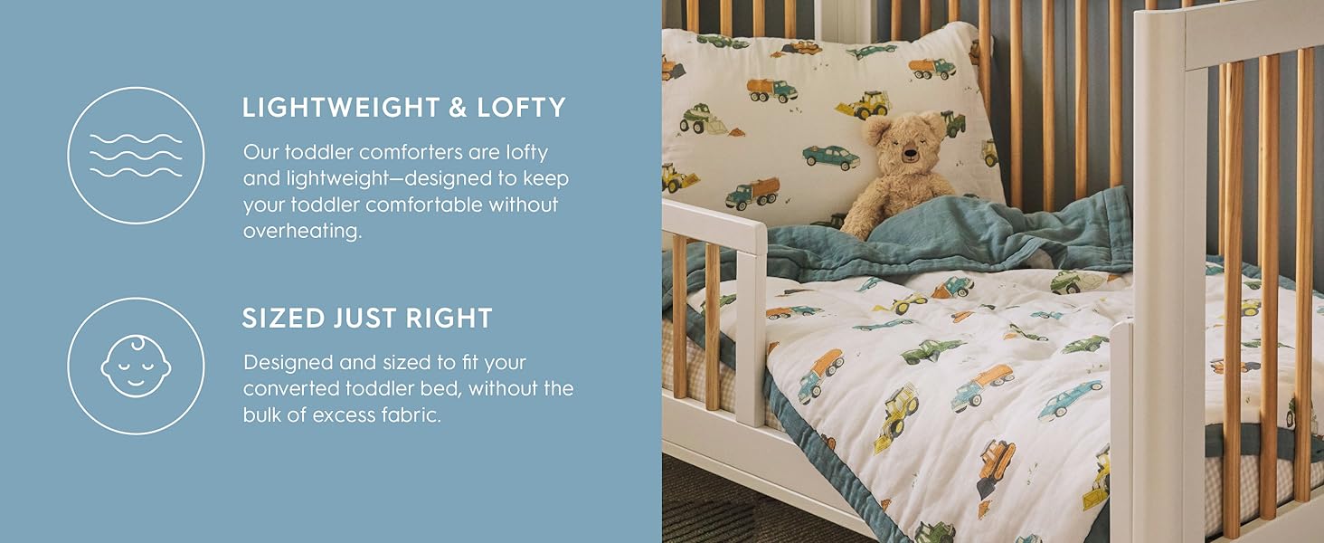 Light weight and lofty, sized just right