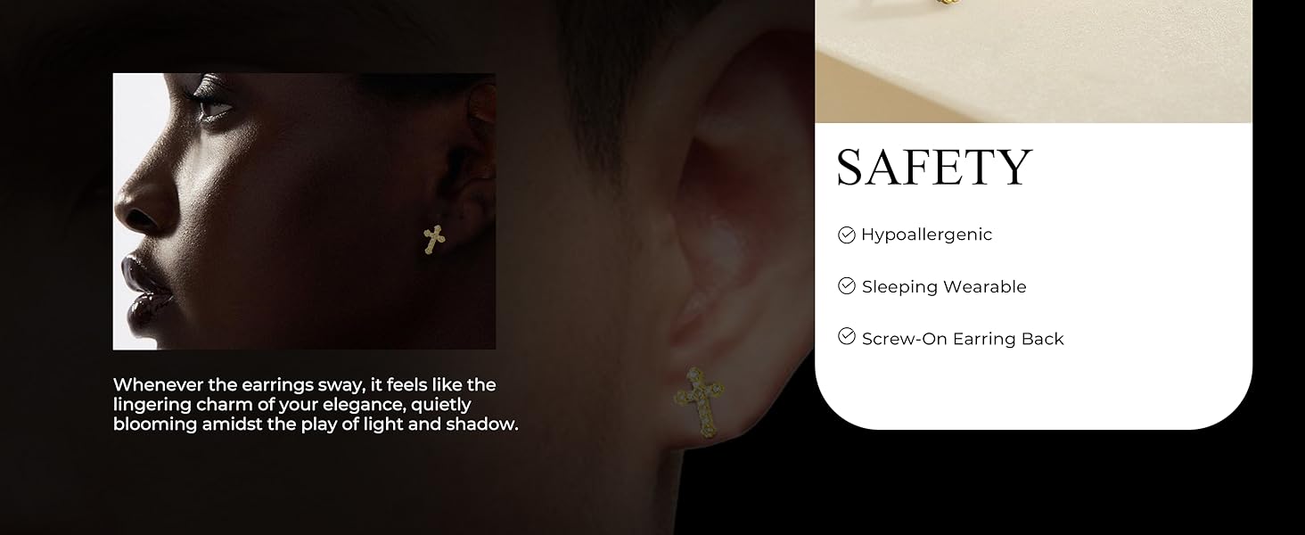 Cross Earrings