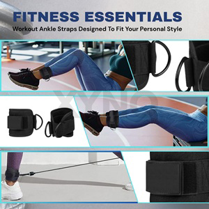 ankle strap for gym cable machine pair heavy ring padded ankle band for gym workout hips