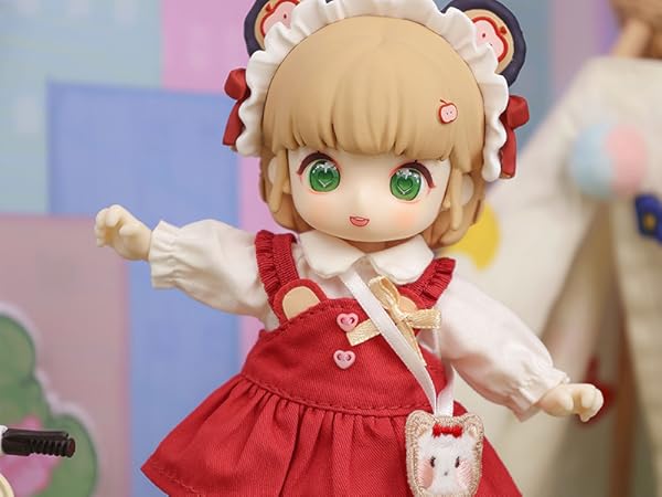 Adorable doll Amazon.com: Oricageiry Children's Toy 1/6 BJD Dolls, DIY