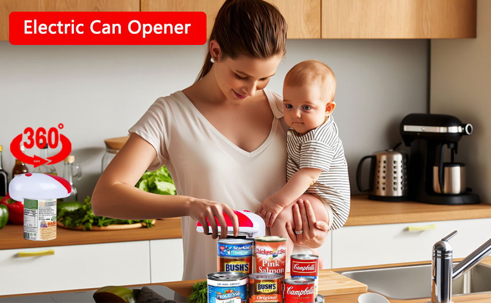 can opener electirc for mom caring baby