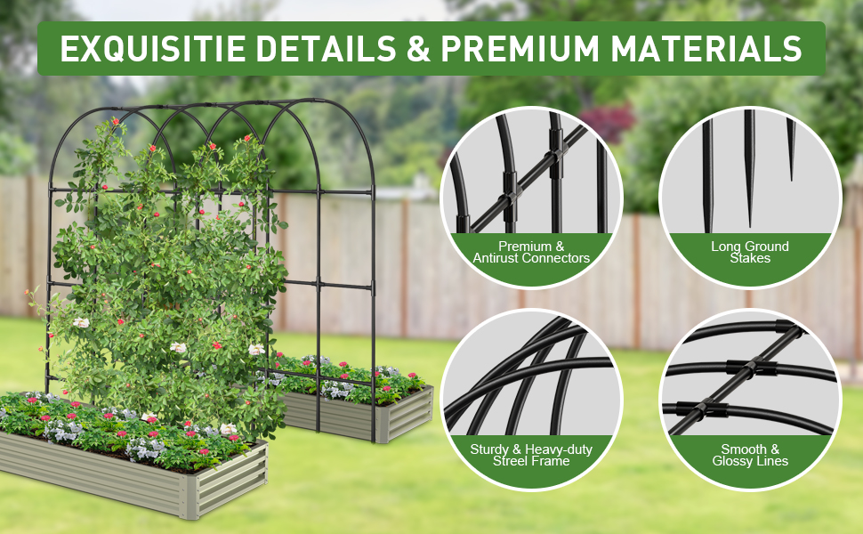 garden arch trellis for climbing plants