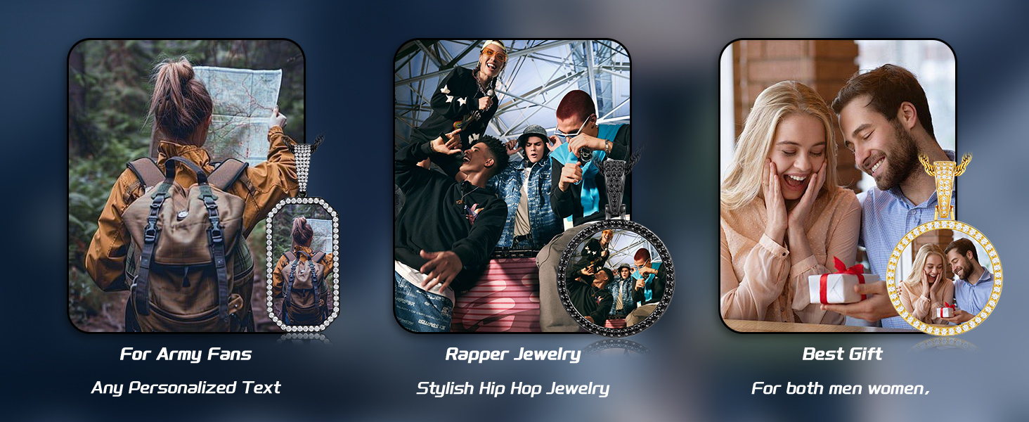 black picture pendant