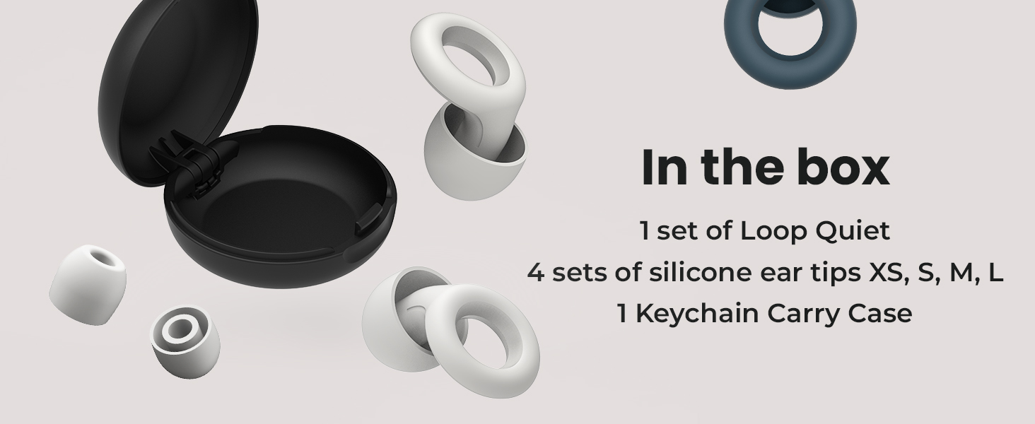 Loop Quiet Ear Plugs for Sleep Super Soft, Reusable Hearing Protection in Flexible Silicone