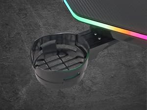Gaming desk headphone hook