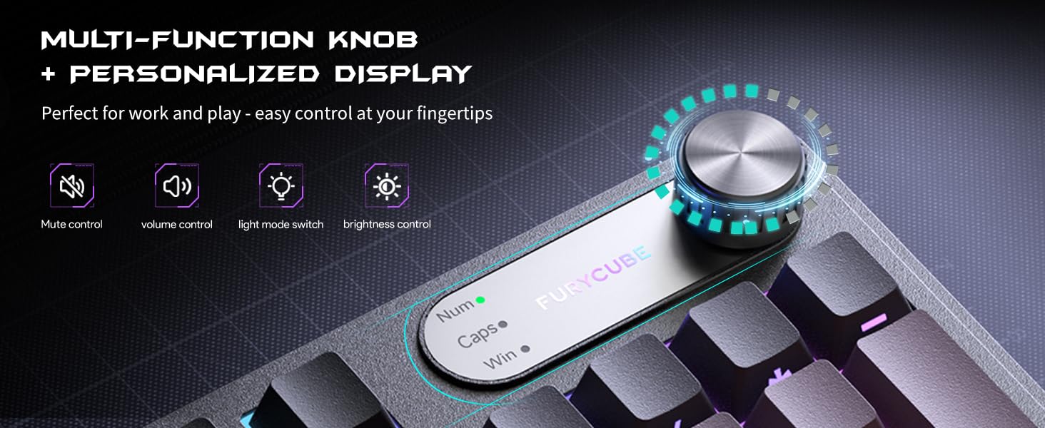 Multi-function knob + personalized display