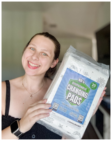 Waterproof disposable diaper changing pad absorbent baby pee pads for travel crib liner or table