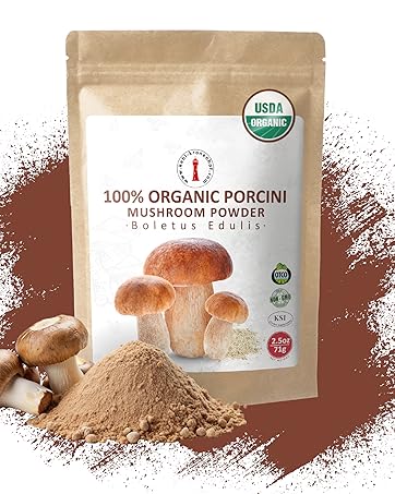 Organic Porcini Mushroom Powder Dried Porcini Mushrooms Gourmet Mushroom Powder Natural Porcini