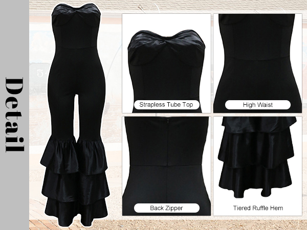 Amazon.com: Ecirod Womens 2024 Summer Strapless Jumpsuits