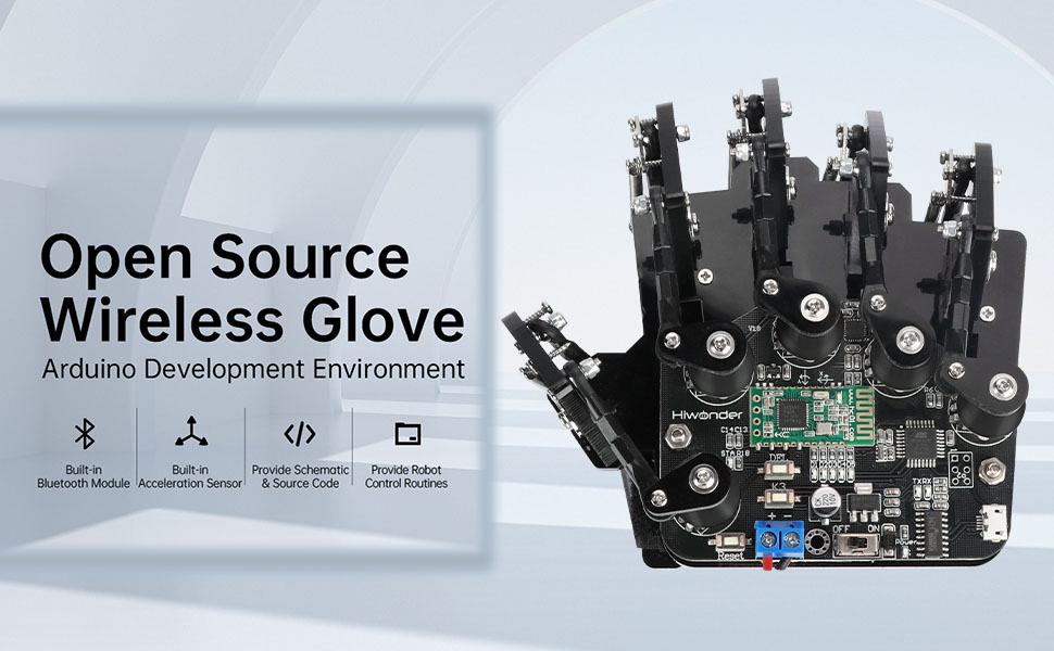 Amazon.com: Robot Hand Glove Control Gesture Sensing for Arduino Robot ...