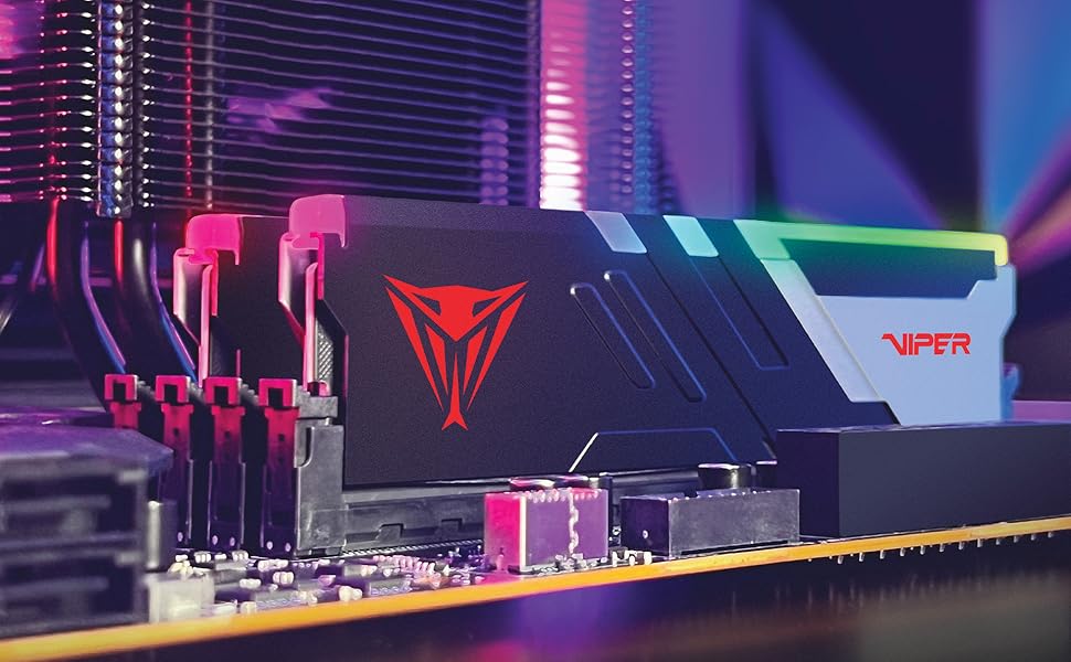 Patriot Viper Venom RGB DDR5 RAM 32GB (2X16GB) 6000MHz CL30 1.35v