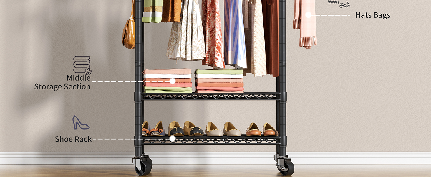 Heavy Duty Clothes Rack