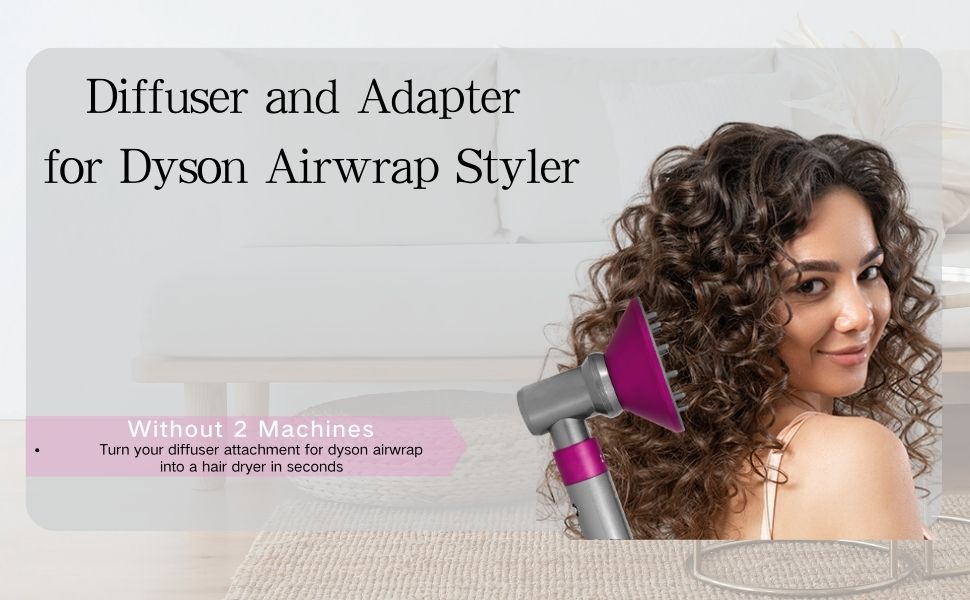 YTCHYYSK Diffuser Attachment for Dyson Airwrap, with Adaptor and Gentle