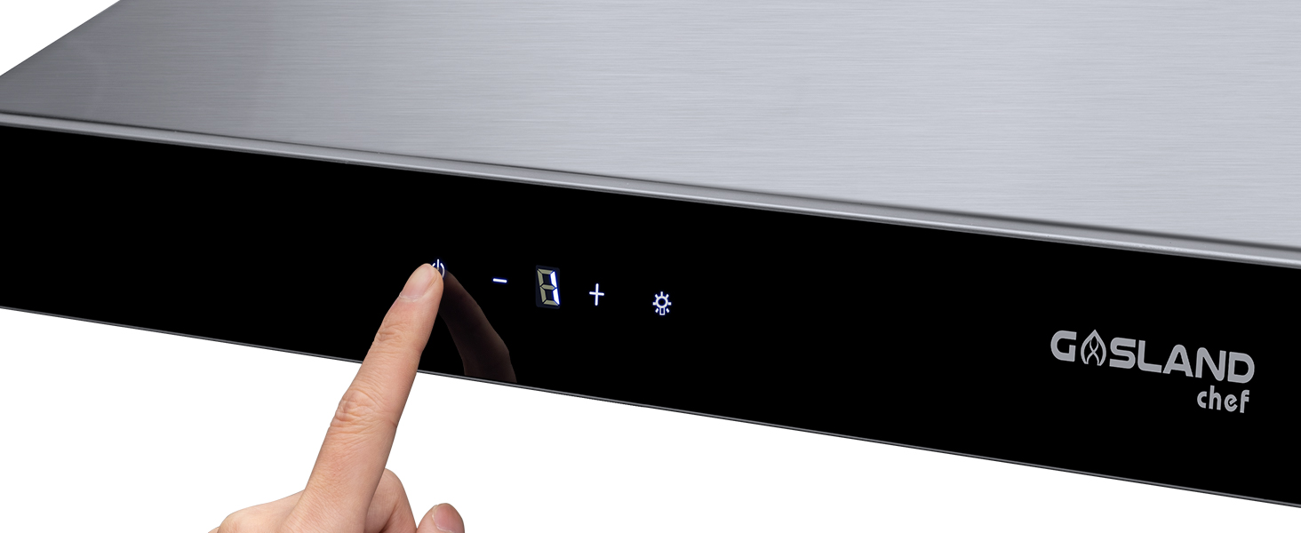 Gasland PR60SS Cooker Hood 60cm Recirculation, Quiet Cooker Hood