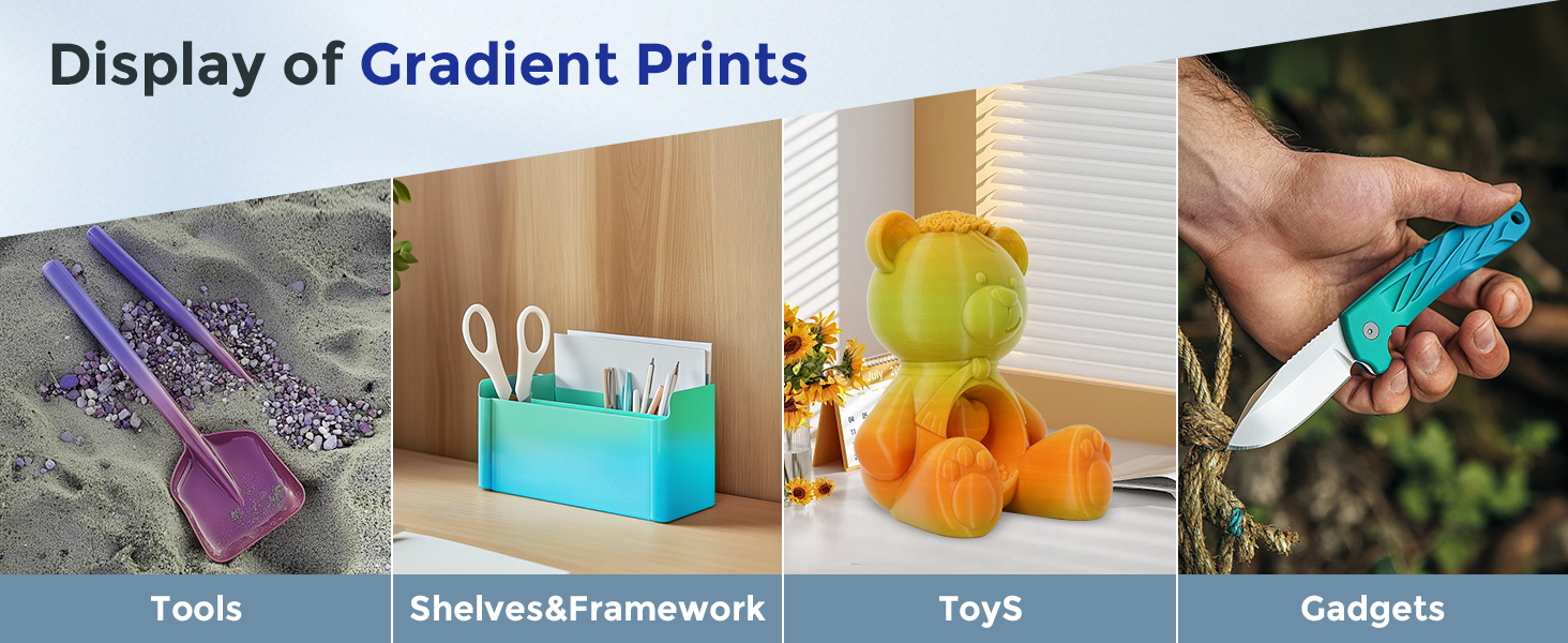 Display of Gradient Prints