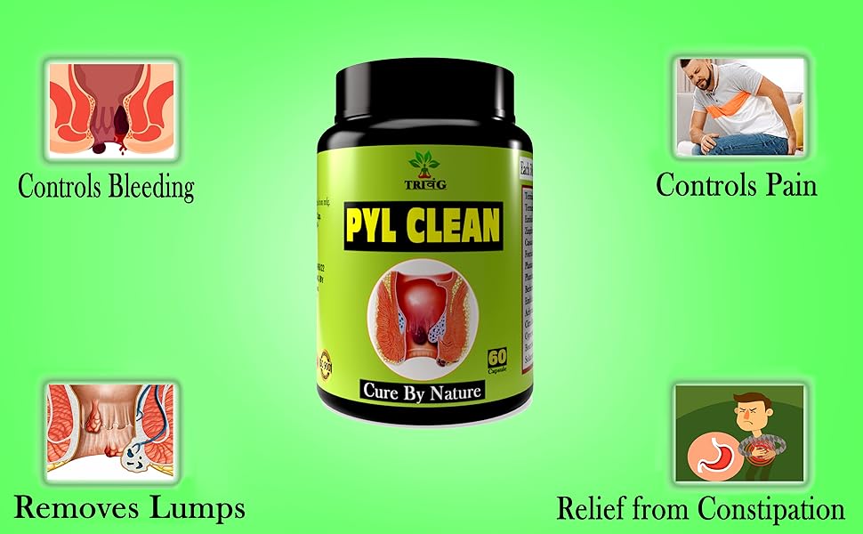 Pyl Clean Capsules for Piles problem (Bavasir) Amazon.in Health