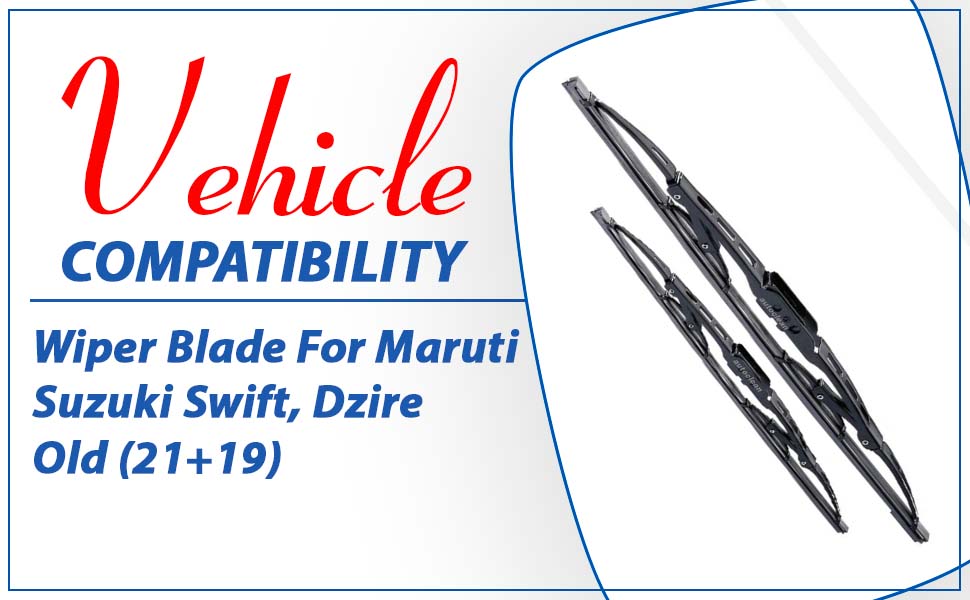 AutoClean Metal Type Wiper Blade For Maruti Suzuki Swift,Swift Dzire