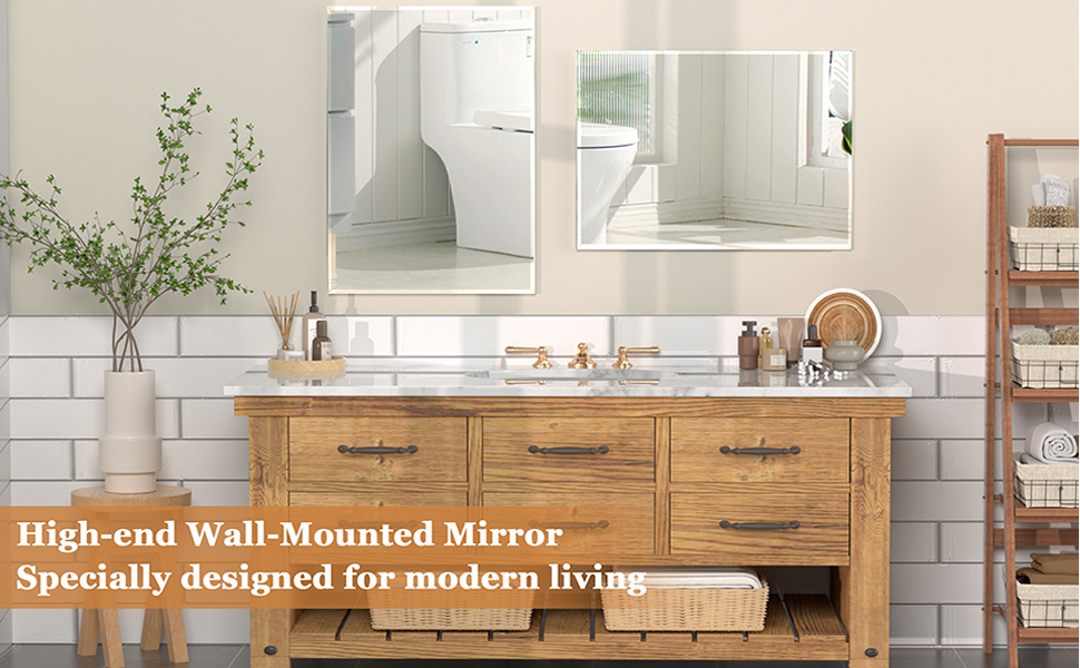 bathroom mirror