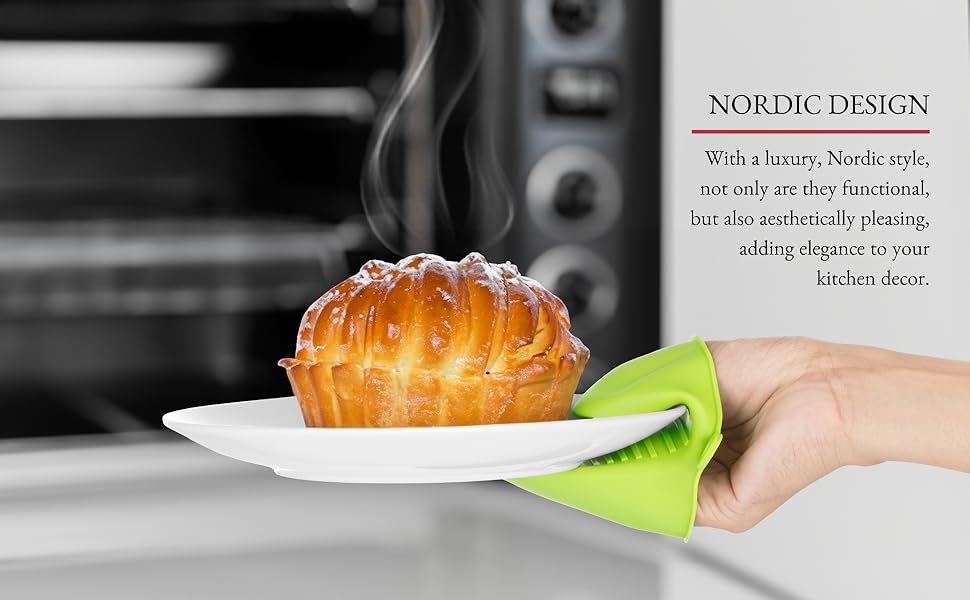 Barvivo Silicone Pot Holders Mini Hot Pads and Oven Mitts