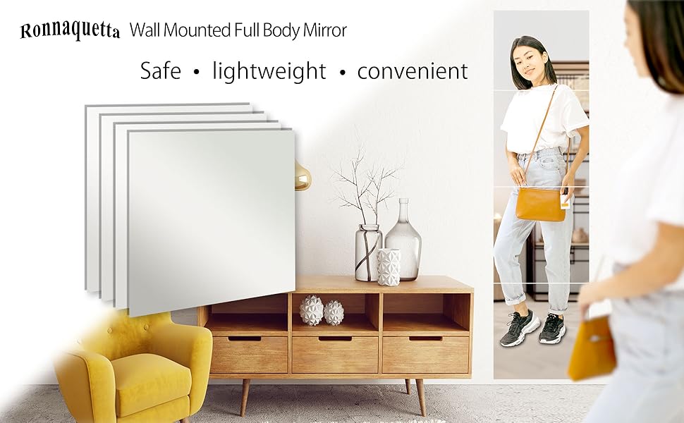 Ronnaquetta Wall Mirror Bathroom Mirror Mural Acrylic Mirror Salle de