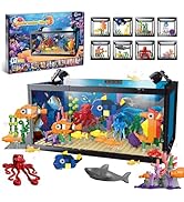 Amazon.com: AKWME 8 in 1 Fish Tank Building Sets, Marine Aquarium