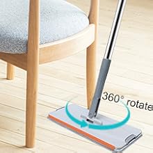 Flat Floor Mop and Bucket Set