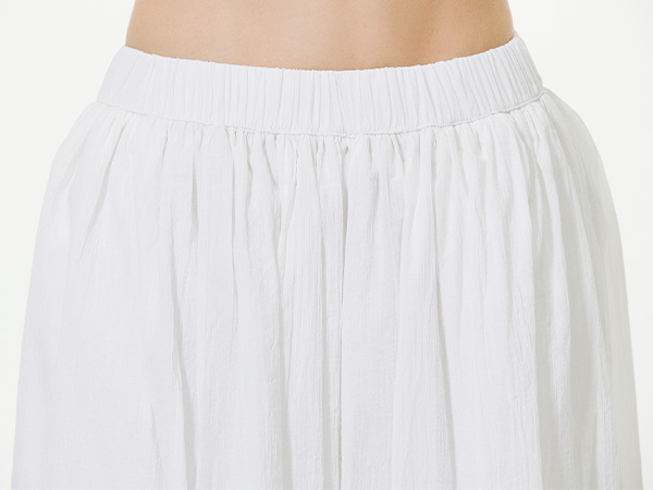 Amazon.com: BEAUTELICATE Women's White Cotton Maxi Skirt