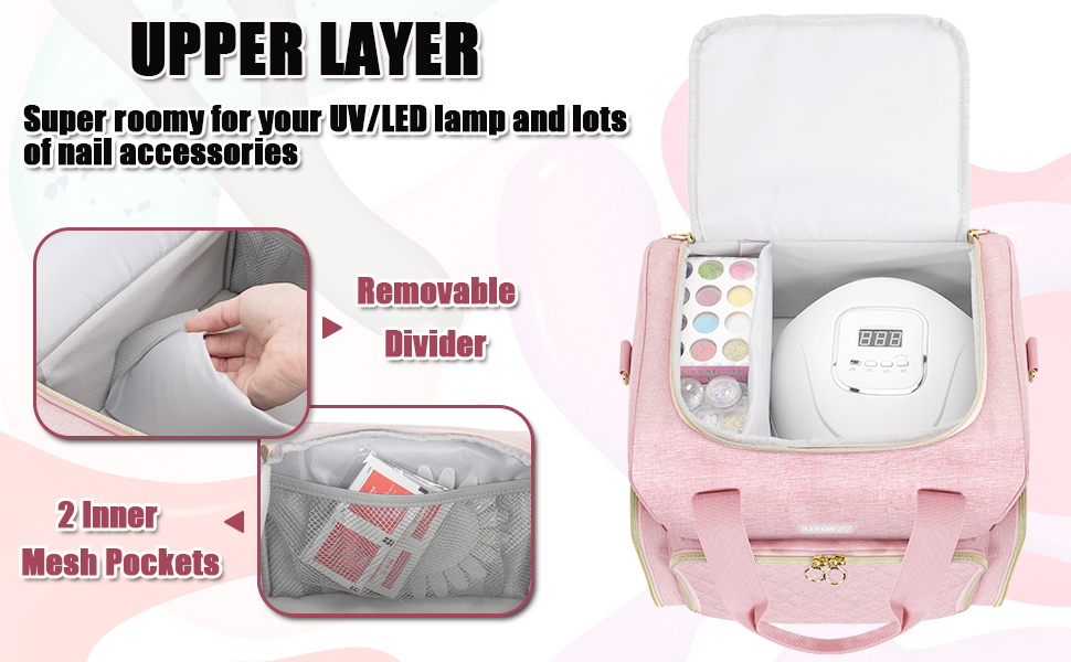 Nail Polish Organizer Bag