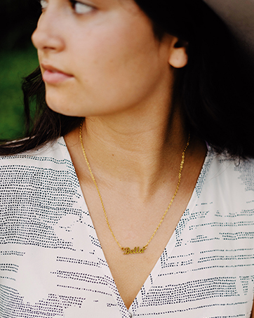 Name Necklace for Women