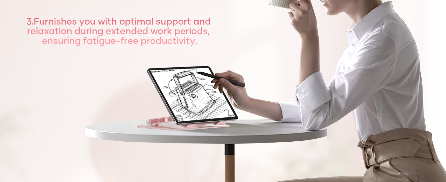 Enersom Adjustable Laptop Stand Portable Laptop, Carbon