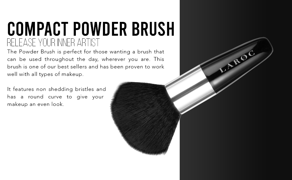 Compact Makeup Brush, LaRoc Powder Make Up Brush for Foundation