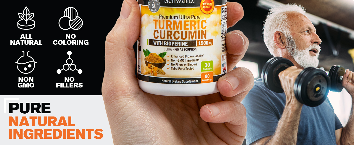 turmeric curcumin supplement with bioperine