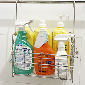 キッチン掃除用具収納バスケット
