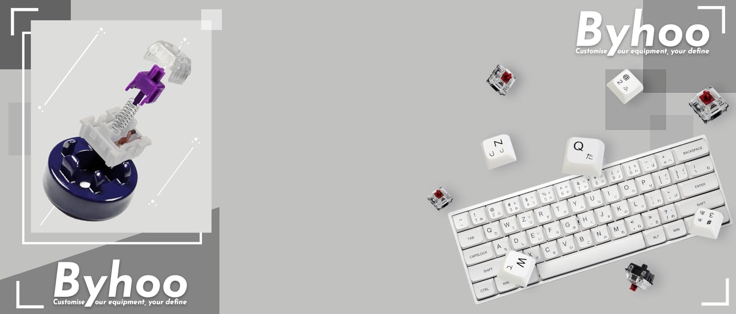 Byhoo Keyboard Lube Kit Come with 0.35OZ GPL 205G0 and